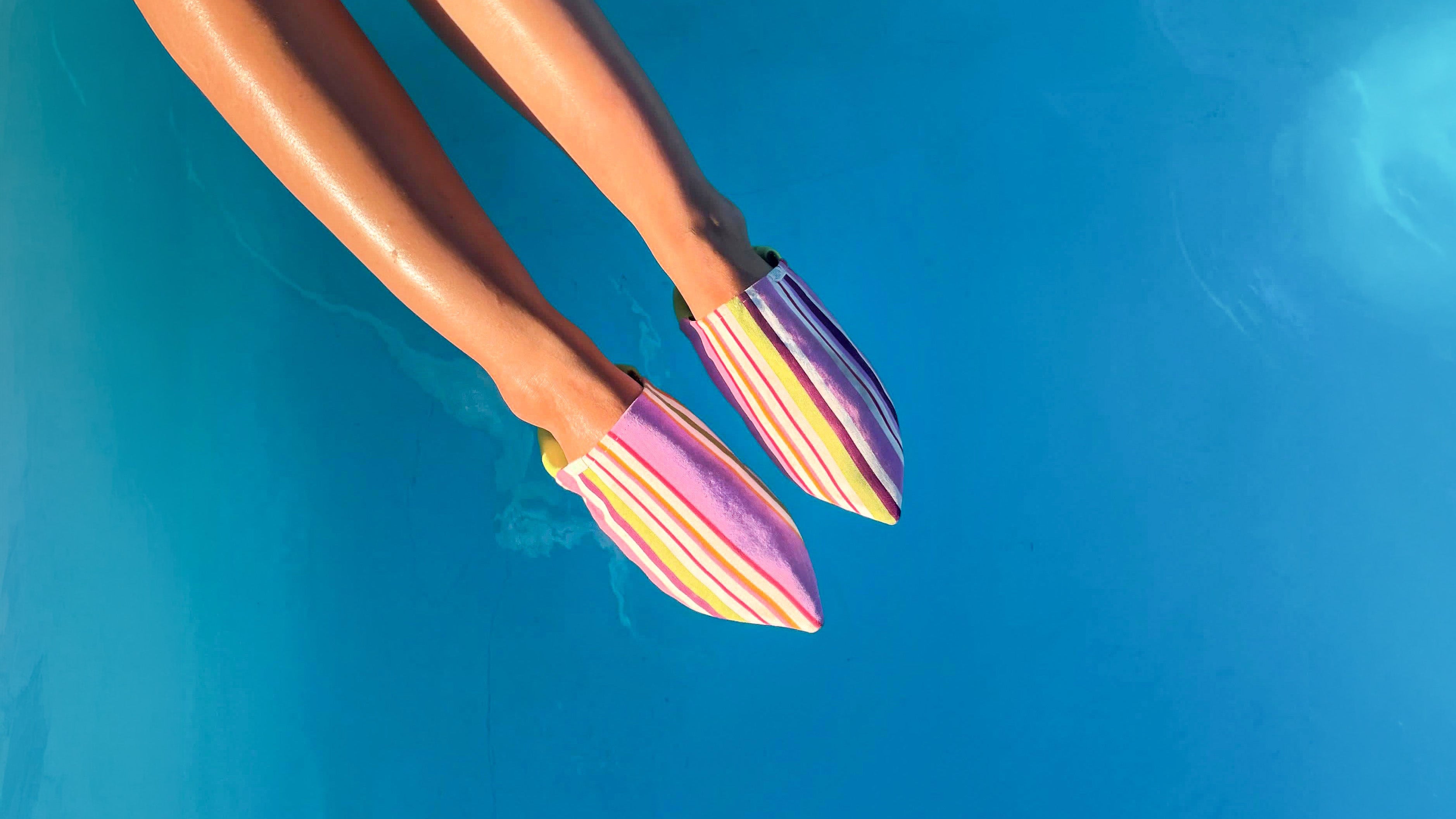 Coleção de verão antiga babs coloridas feitas à mão em Portugal. Uma produção consciente e sustentável.